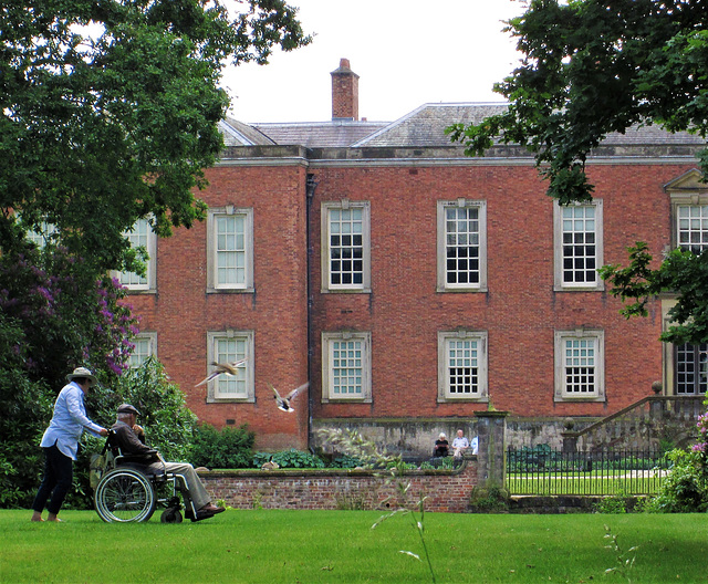 Watching the ducks.. Dunham Massey, Cheshire.