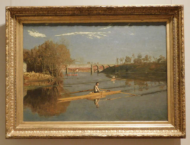 The Champion Single Sculls by Thomas Eakins in the Metropolitan Museum of Art, February 2020