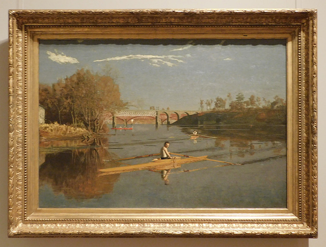 The Champion Single Sculls by Thomas Eakins in the Metropolitan Museum of Art, February 2020