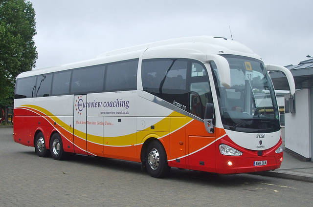 Euroview Coaching (Coach Services of Thetford) YN17 OLW in Mildenhall - 4 Jun 2018 (DSCF2852)