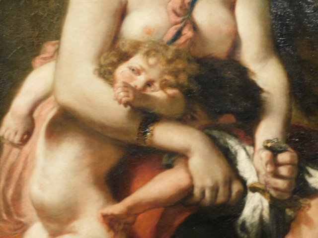 Detail of Medea About to Kill her Children by Delacroix in the Metropolitan Museum of Art, Jan. 2019