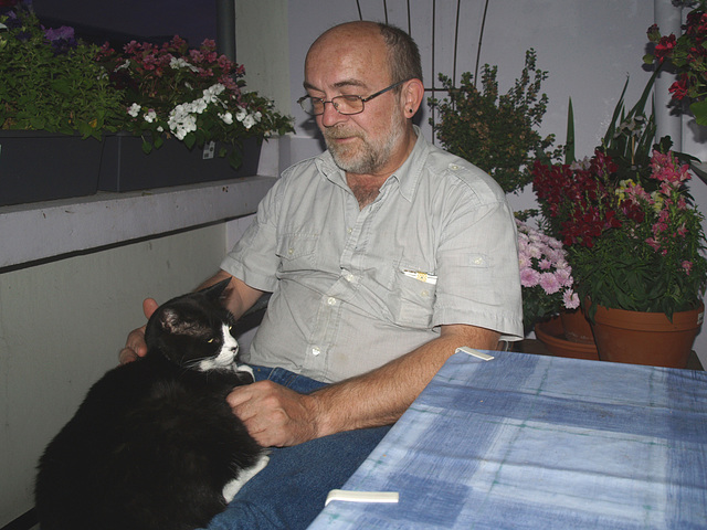 Summer evening on balcony - 2009