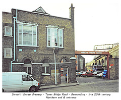 Sarson’s Vinegar Brewery - Tower Bridge Road - Bermondsey - late 20th century
