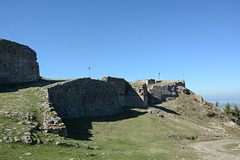 Albania, Vlorë, Ruins of the Castle of Kaninë