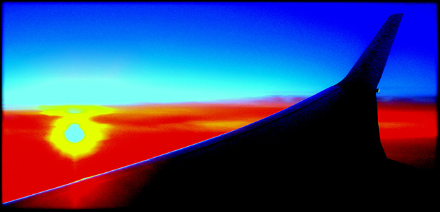Somewhere over the Bay of Biscay
