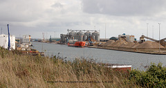 Shoreham Port - the eastern end of South Quay - 5 10 2023