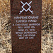 Indian Combatant Marker Stone,Little Bighorn Battle Field,Montana,USA 11th September 2011