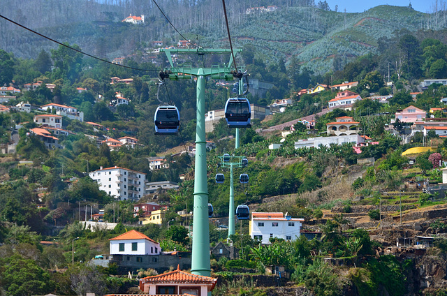 Funchal cable car to Monte Palace