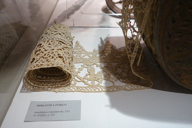 Close up of 16th C Lace