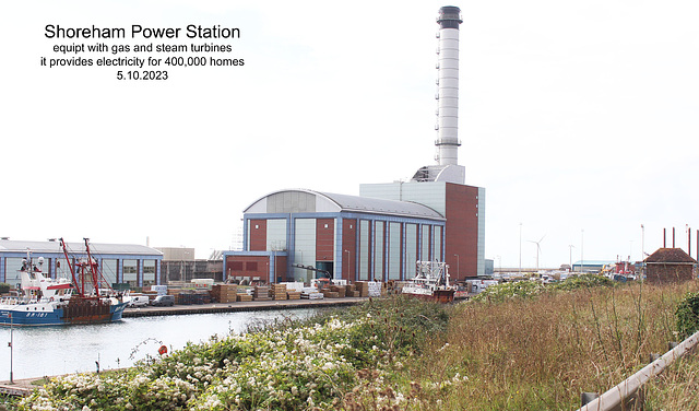 Shoreham Power Station from north east 5 10 2023