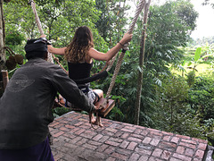 Prête à s’envoler dans le ciel de Bali