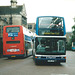 Stagecoach Cambus 705 (X705 JVV) and 702 (X702 JVV) in Cambridge – 6 Aug 2001 (475-18)