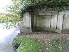 rousham park, oxon ; gothic seat folly by kent c18