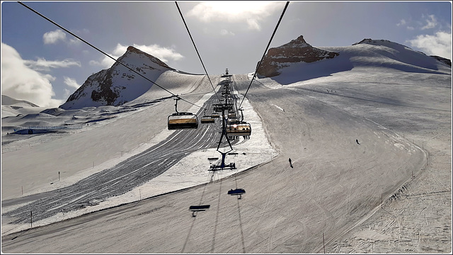 Zermatt : le piste a nord del MonteRosa -