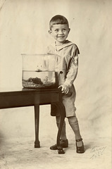 Smiling Boy With Fish