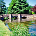 Sheepwash Bridge and the River Wye at Ashford in the Water (Scan from June 1989)
