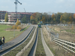 Stagecoach East 21228 (AE09 GYY) on the Busway near Addenbrooke’s, Cambridge - 6 Nov 2019 (P1050069)