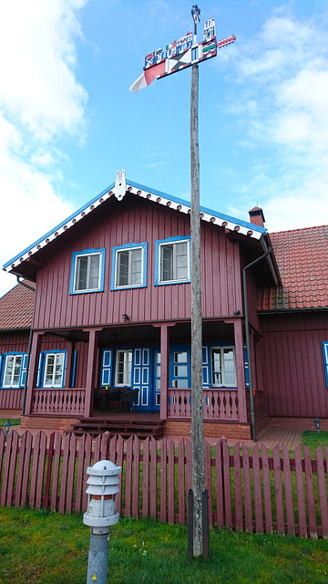 Haus mit Kurenwimpel, Nida