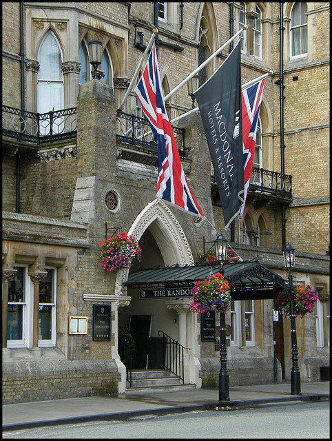 flags at the Randolph