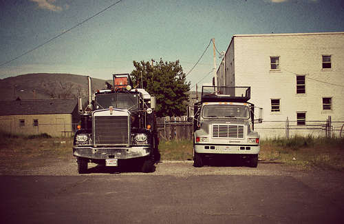 Vintage Kenworth and newer International