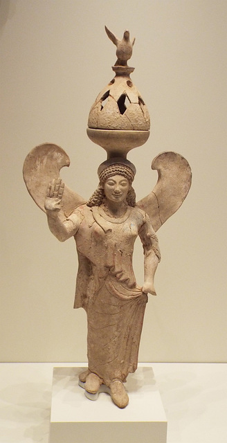 Incense Burner Supported by Nike in the Getty Villa, June 2016