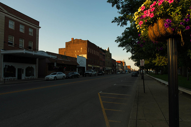 Dusk in Gallipolis, Ohio