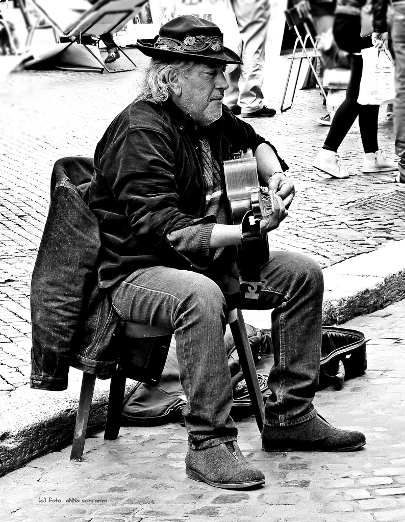 Strassenmusik, Rom [1] -  The Guitarman