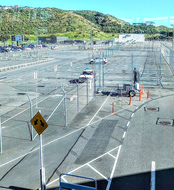 Fences At Wellington Airport.