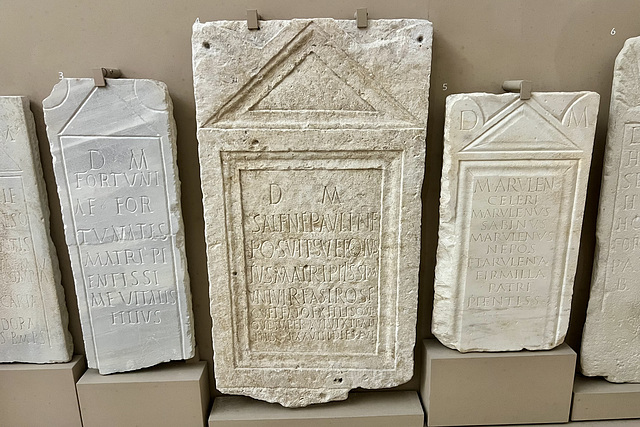 Fano 2025 – Museo Civico e Pinacoteca – Gravestones