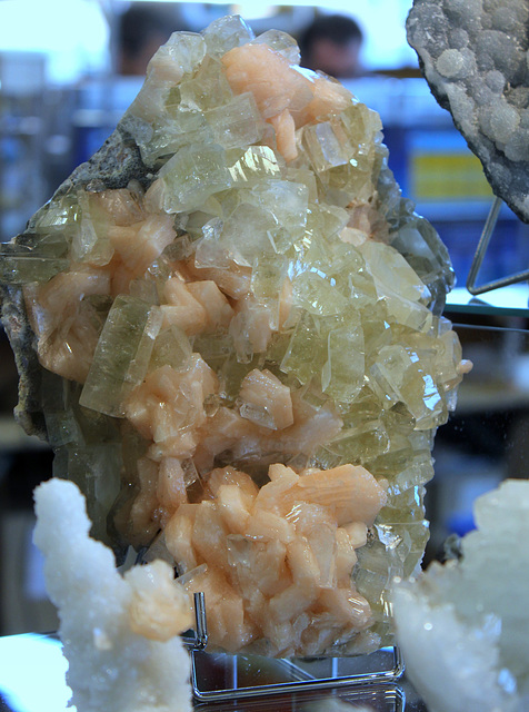 Apophyllite et Stilbite