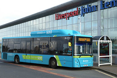 Arriva 5016 at Liverpool Airport - 15 March 2020