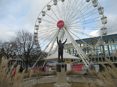 Big Wheel and Holst Statue, Montpellier