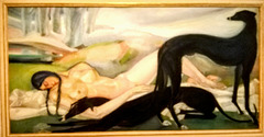 "The Woman and the Greyhounds"