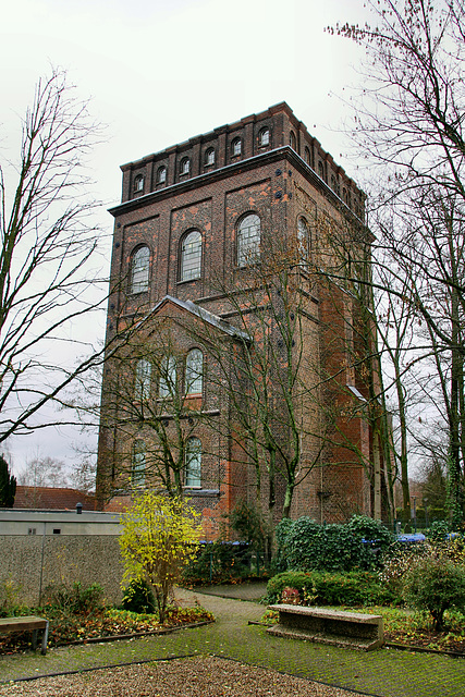 Zeche Julius Philipp 1/2, Malakowturm des ehem. Schachtes 1 (Bochum-Wiemelhausen) / 7.12.2019