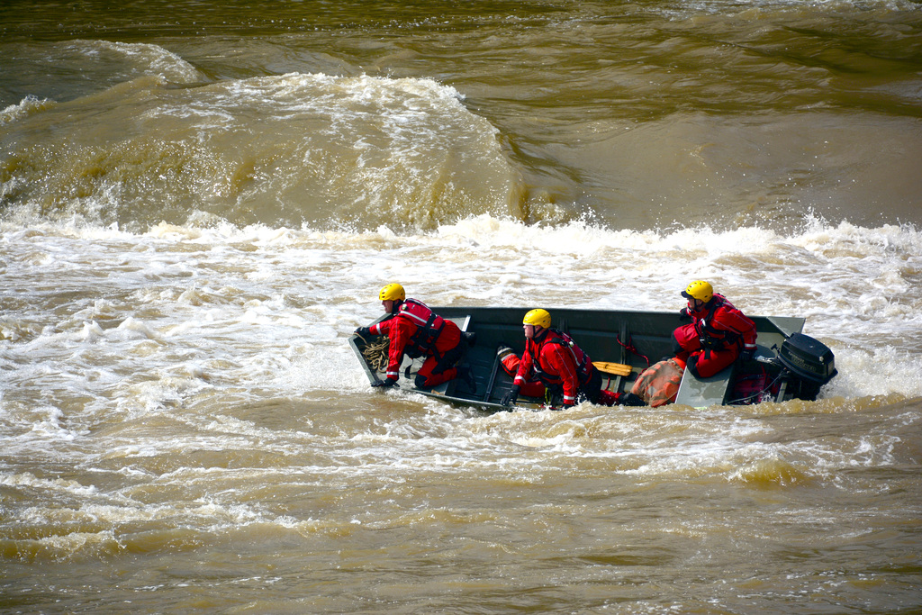 There's danger of swamping the boat