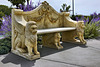 A Bench of Lions – Mark Twain Miniature Golf Course, Eldridge Park, Elmira, New York