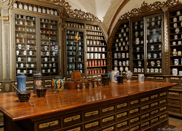 im Deutschen Apotheken-Museum im Heidelberger Schloss (© Buelipix)