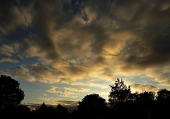 hier soir au coucher du soleil