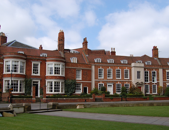 Houses in the Cathedral Close, Lincoln