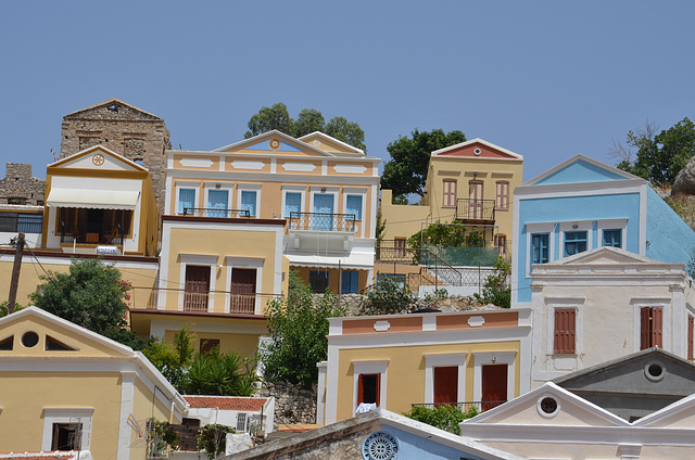 The Houses in Symi-town