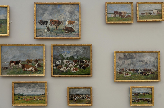 Les vaches d'Eugène Boudin