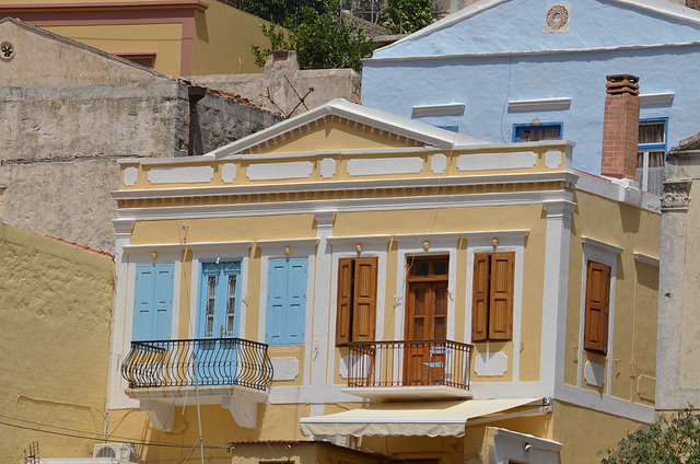 The Houses in Symi-town