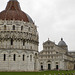 Bapisterium und Dom in Pisa