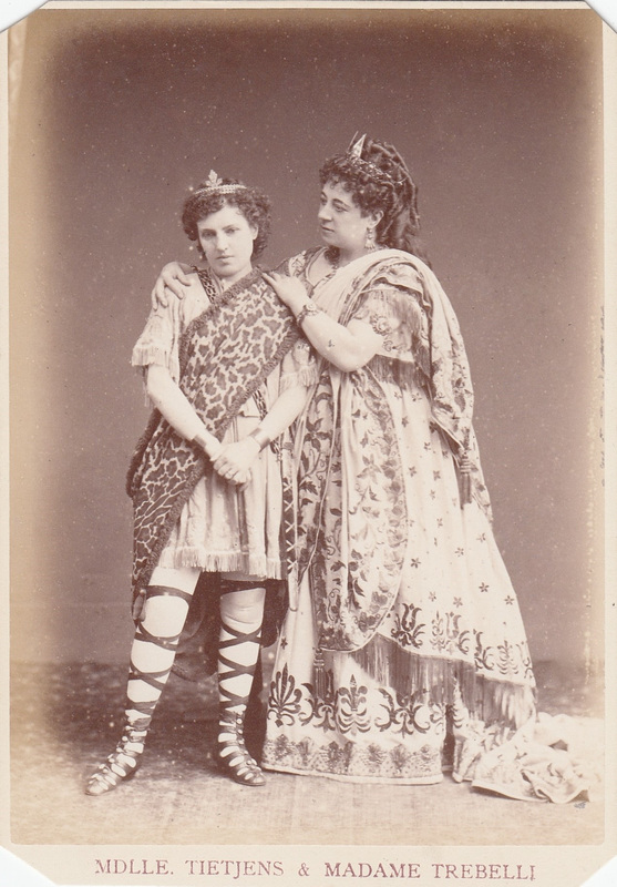 Therese Tietjens and Zélia Trebelli by Elliott & Fry