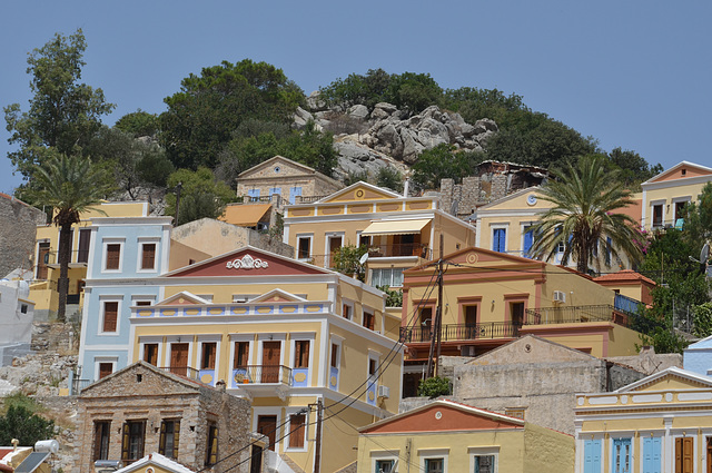 The Houses in Symi-town