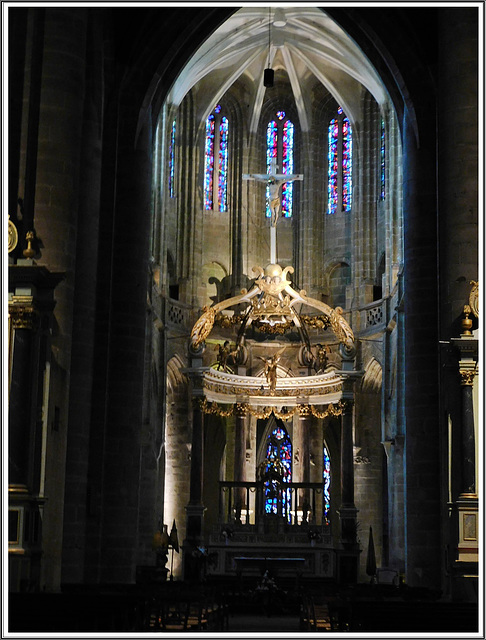 Intérieur de la Basilique Saint Sauveur à Dinan (22)