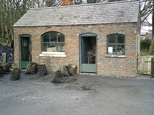 The Manager's Office and Weighbridge Office at Racecourse Colliery, Black Country Museum.
