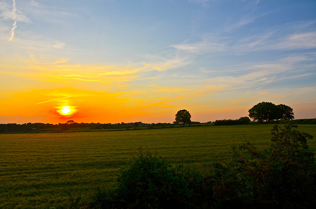 Gnosall sunset