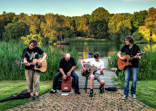 Kleines Konzert an einem Sommerabend