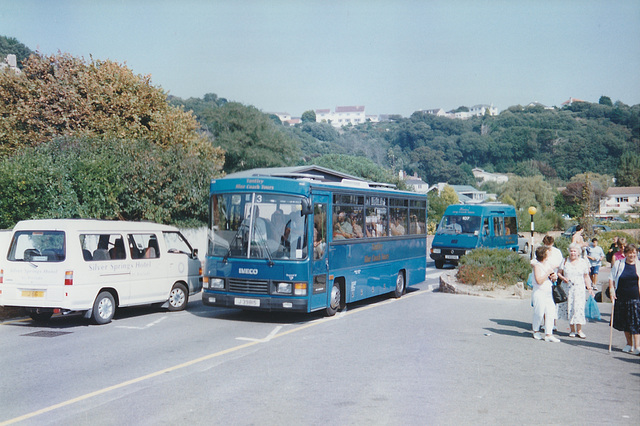 Tantivy Blue 3 and 107 at St. Brelade's Bay - 4 Sep 1999